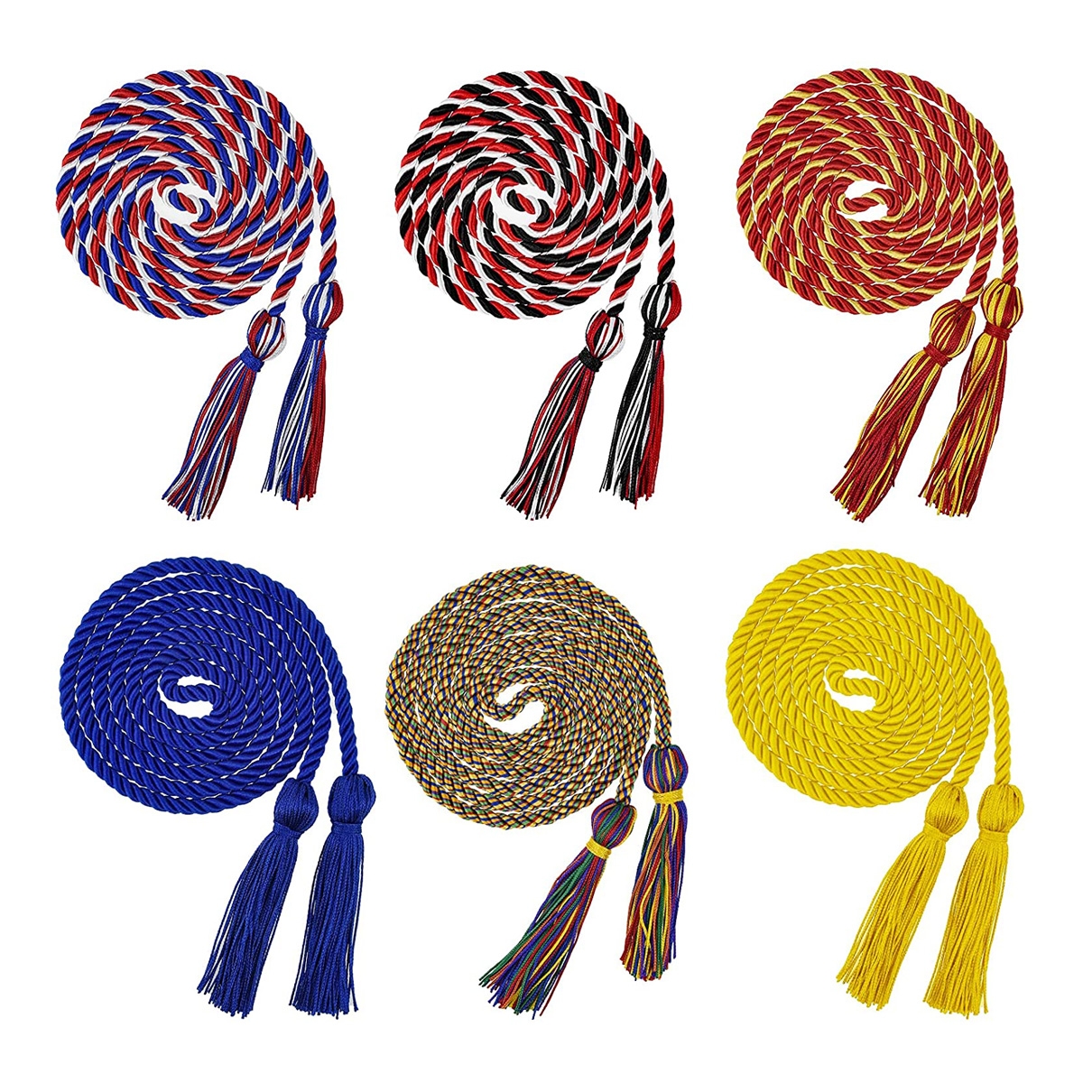Tassels Cord Honor Cords with Tassel Graduation Honor Cords for Graduation Students